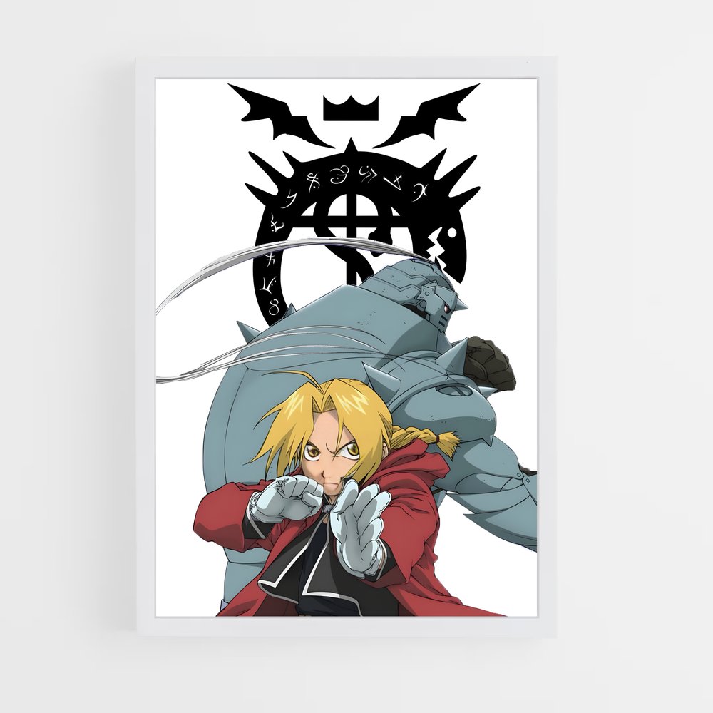 full-metal-alchemist-1 cadre Blanc