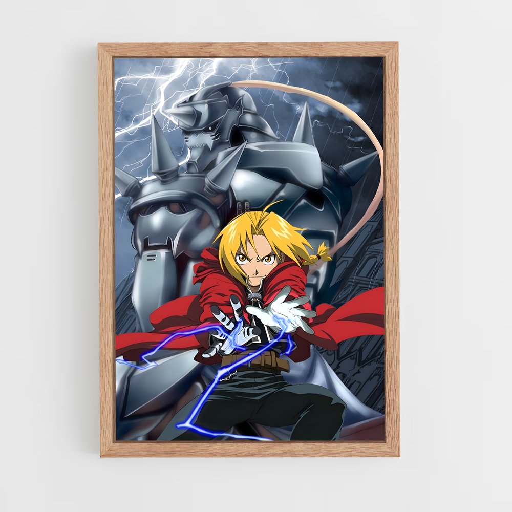 full-metal-alchemist-5 cadre Bois clair