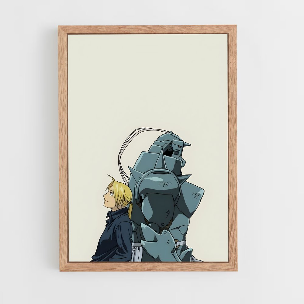 full-metal-alchemist-6 cadre Bois clair