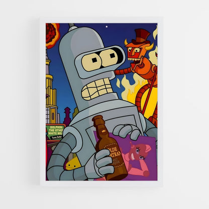 futurama-11 cadre Blanc