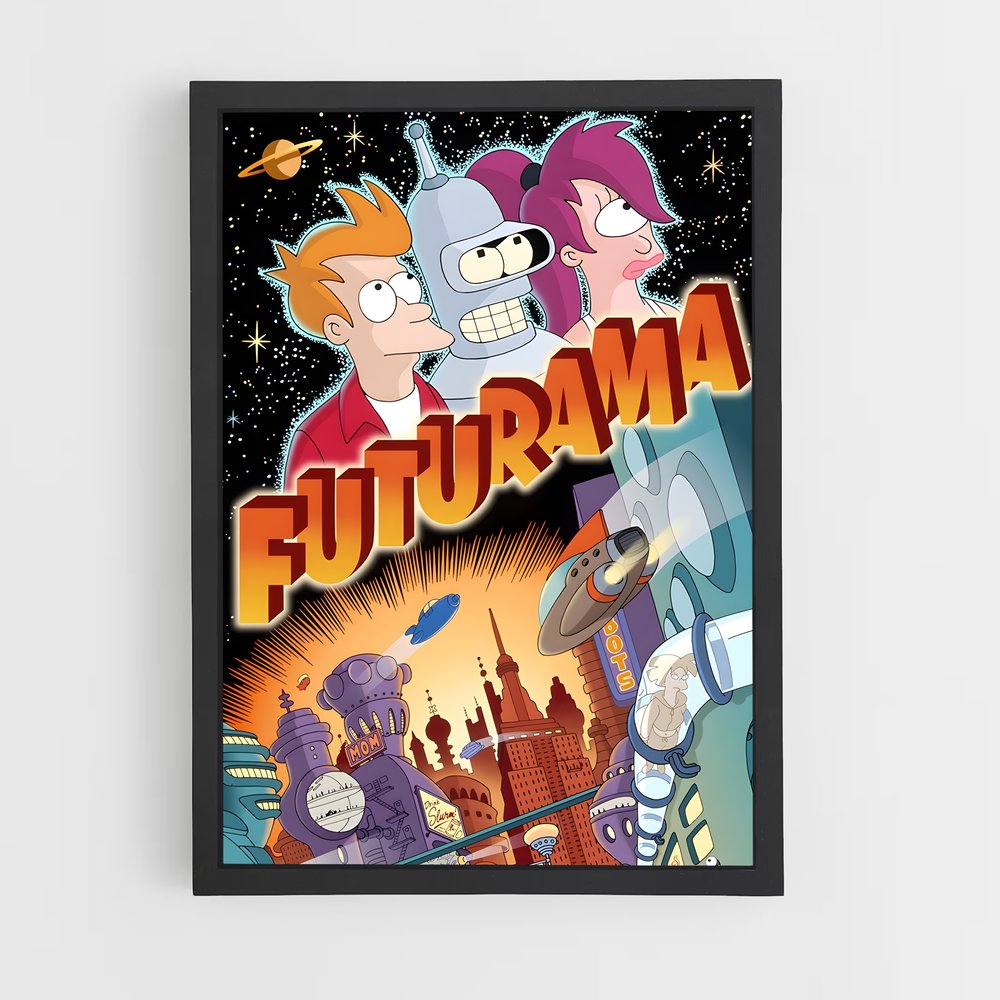 futurama-2 cadre Noir