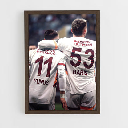 galatasaray-2 cadre Bois foncé