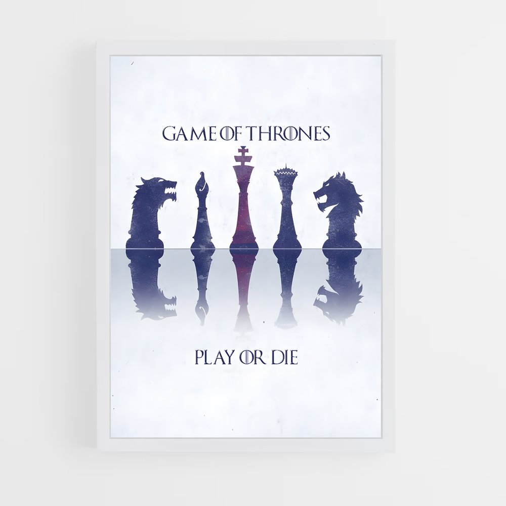 game-of-thrones-1 cadre Blanc