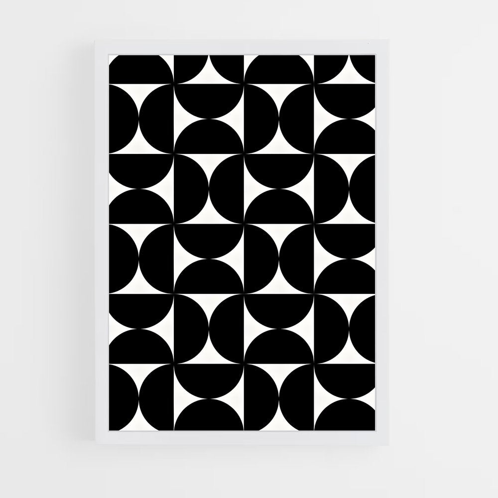geometric-11 cadre Blanc