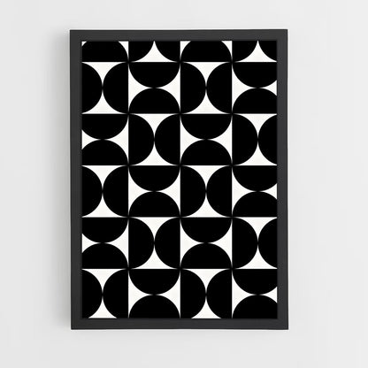 geometric-11 cadre Noir
