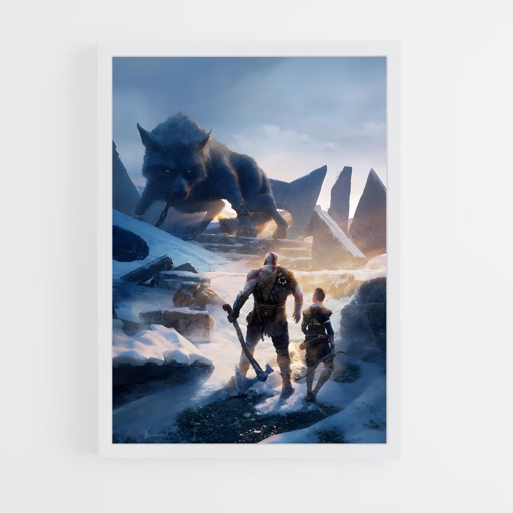 god-of-war-11 cadre Blanc