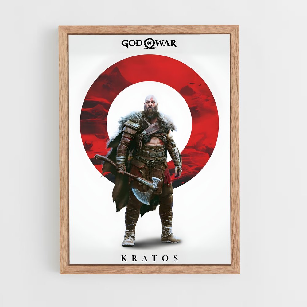 god-of-war-13 cadre Bois clair