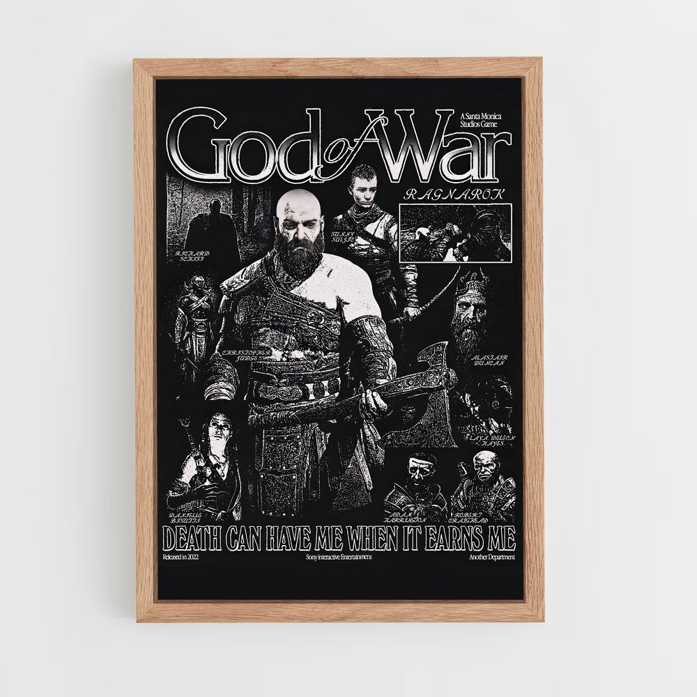 god-of-war-14 cadre Bois clair