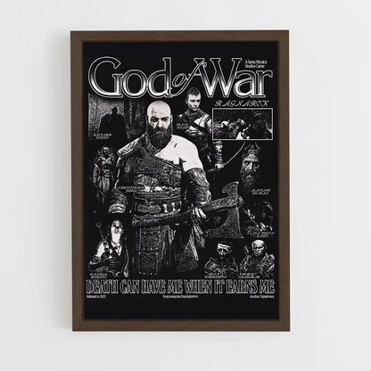 god-of-war-14 cadre Bois foncé