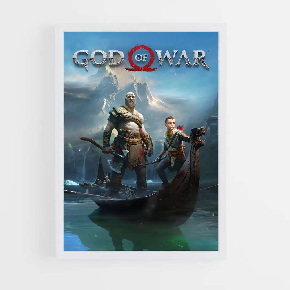 god-of-war-18 cadre Blanc