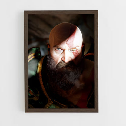 god-of-war-2 cadre Bois foncé