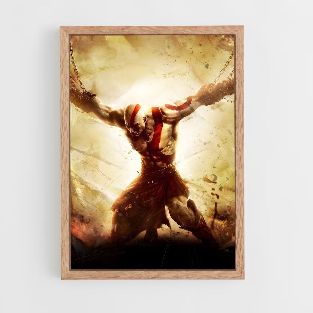 god-of-war-5 cadre Bois clair