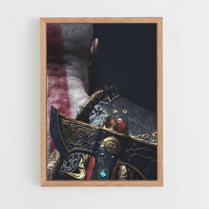 god-of-war-9 cadre Bois clair