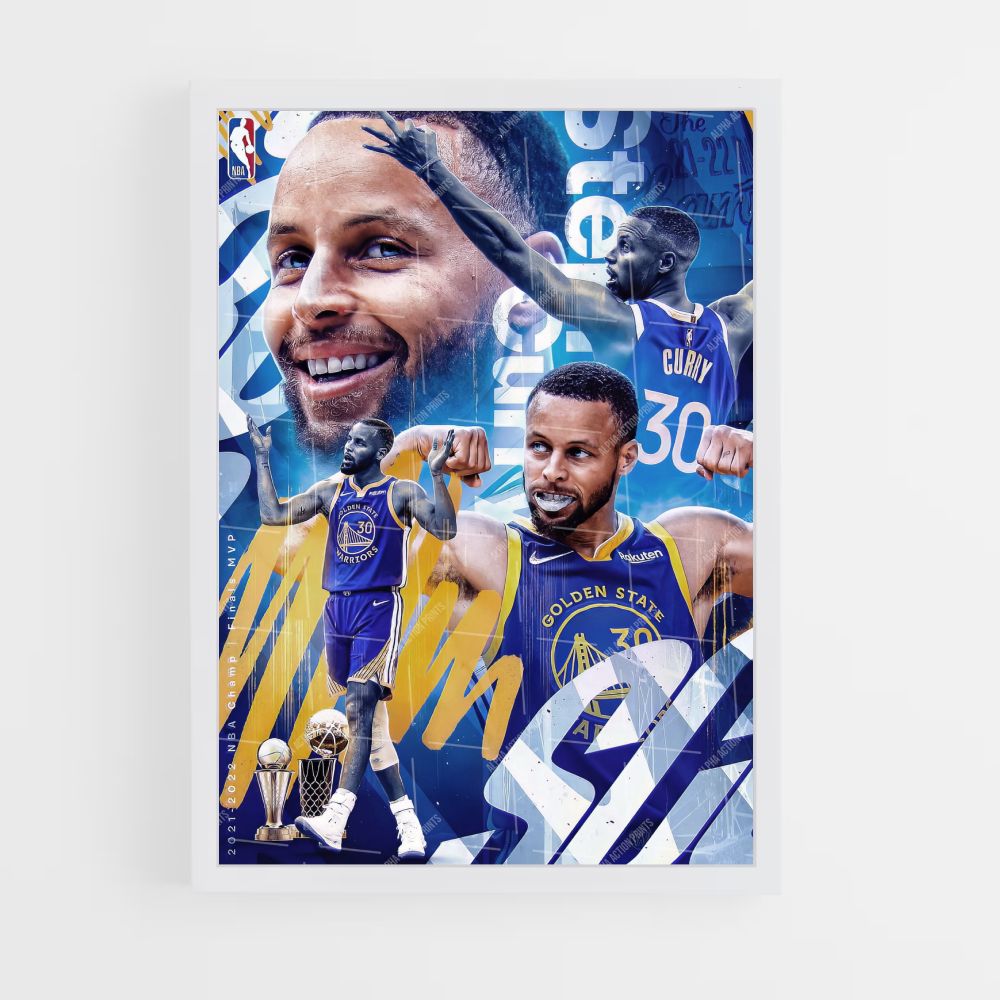 Póster Curry GSW