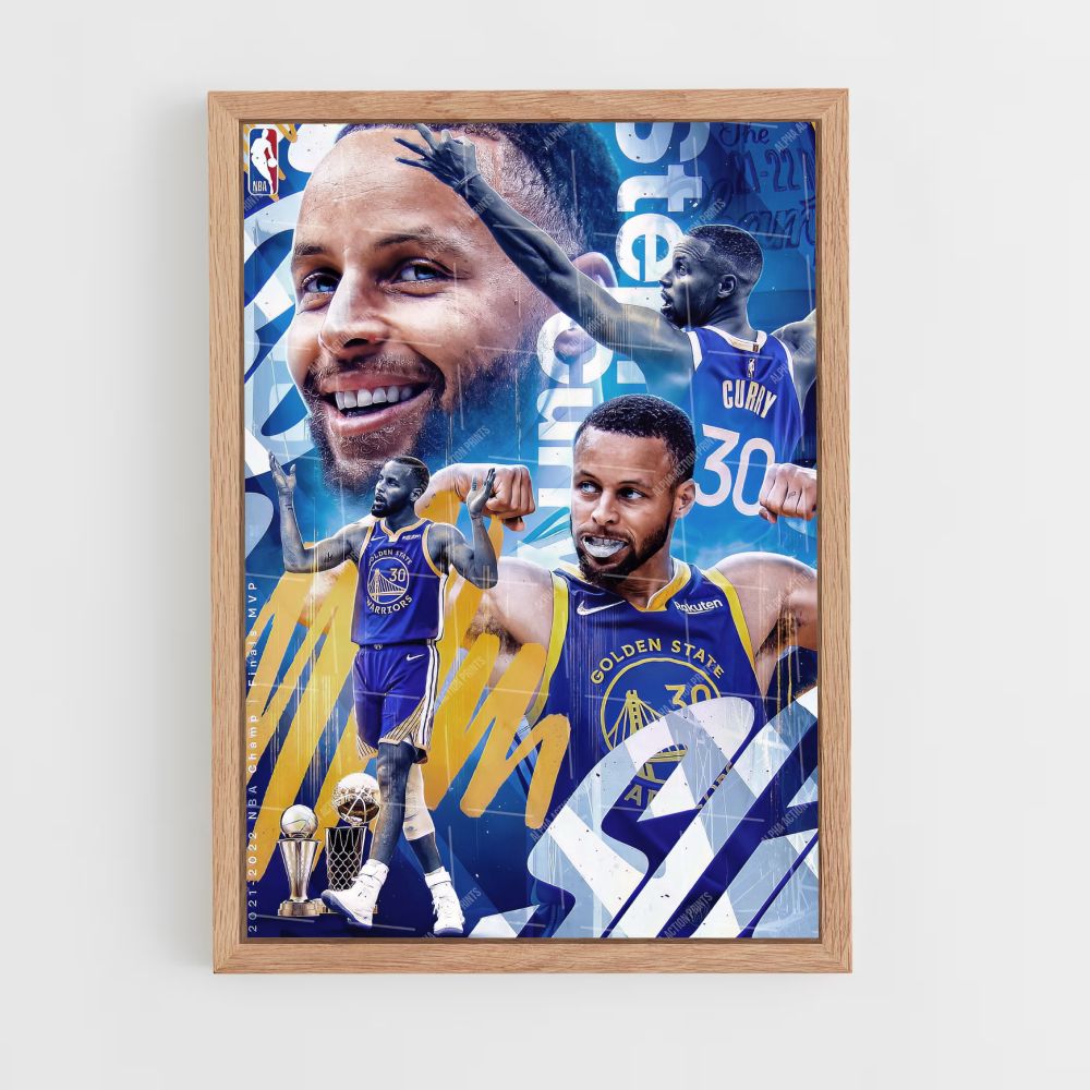 Póster Curry GSW