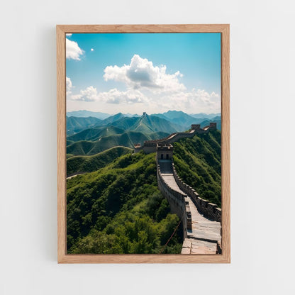 great-wall-of-china-15 cadre Bois clair