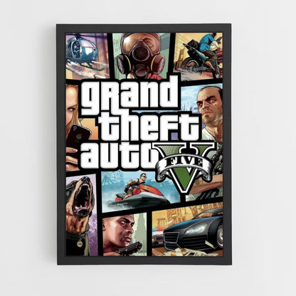 Póster Portada de GTA V