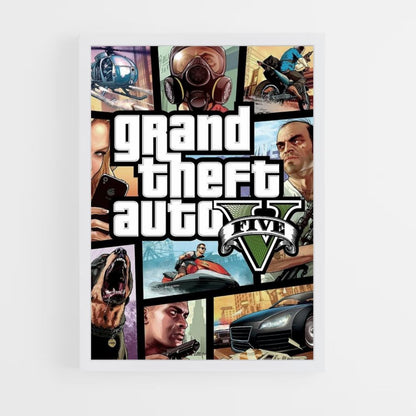 Póster Portada de GTA V