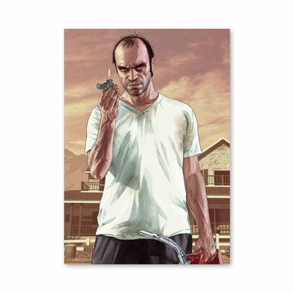 Póster GTA V Pirómano