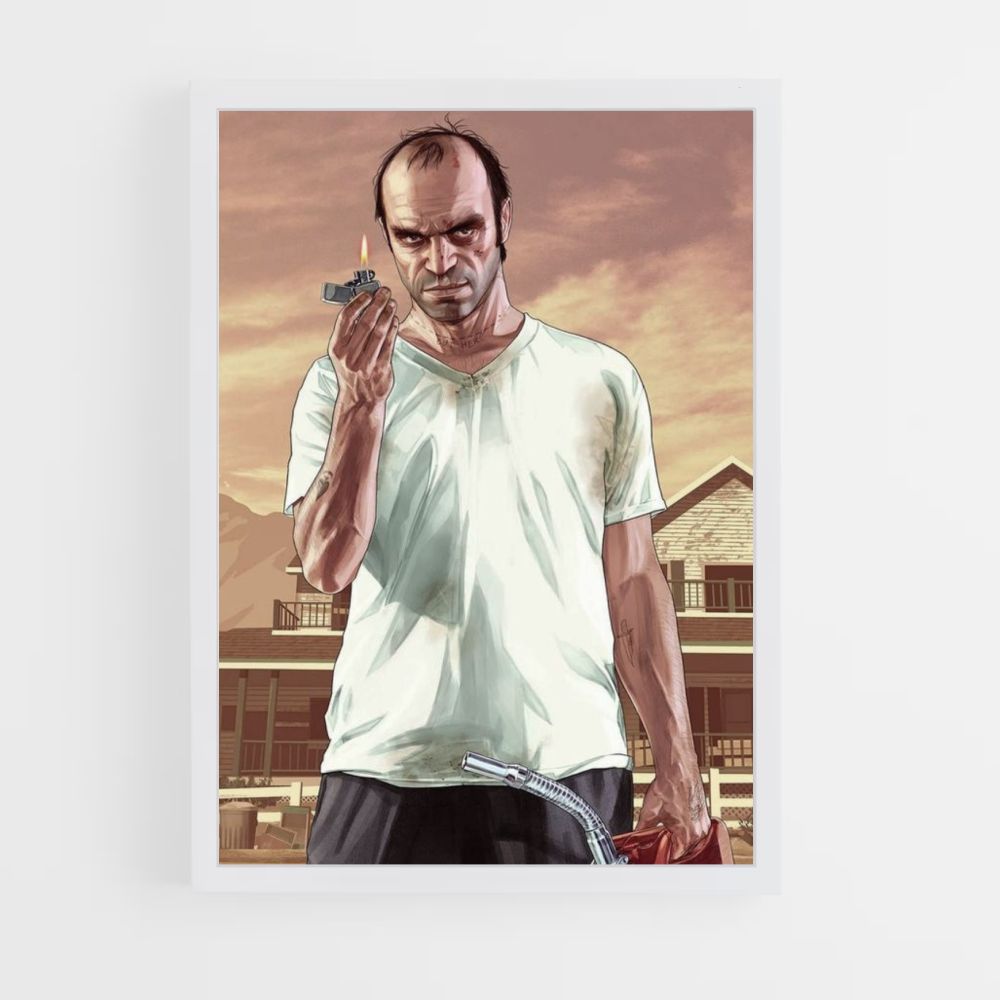 Póster GTA V Pirómano