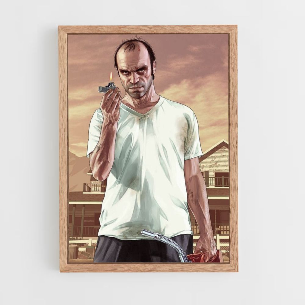 Póster GTA V Pirómano