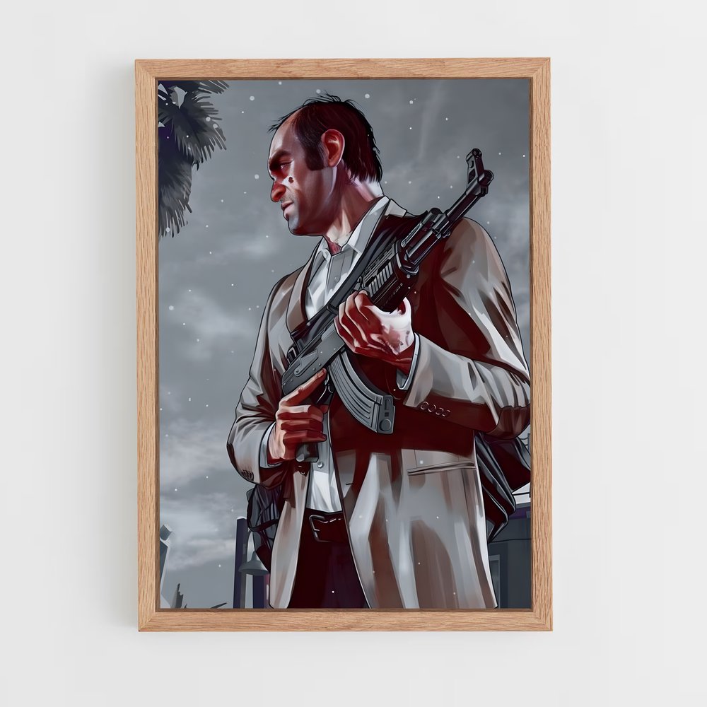 gta-v-4 cadre Bois clair