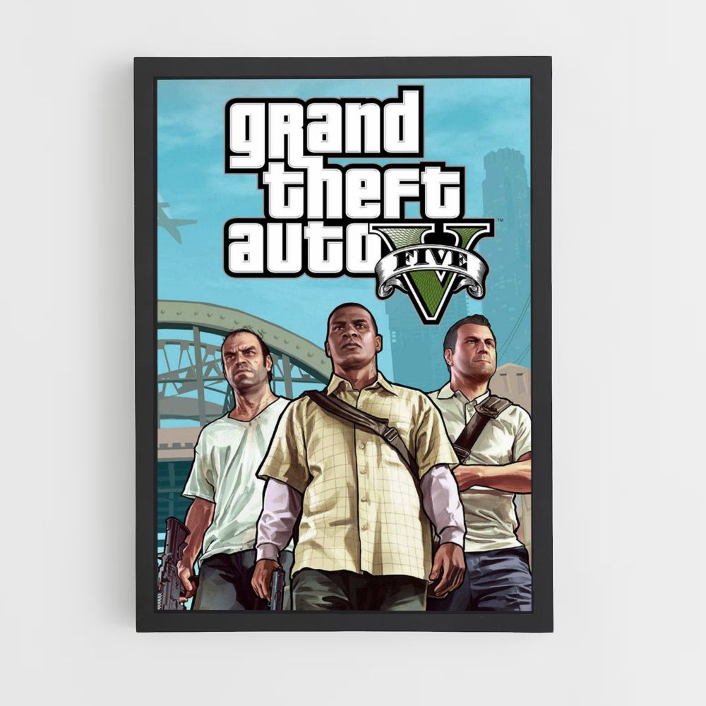 Póster Misión GTA V