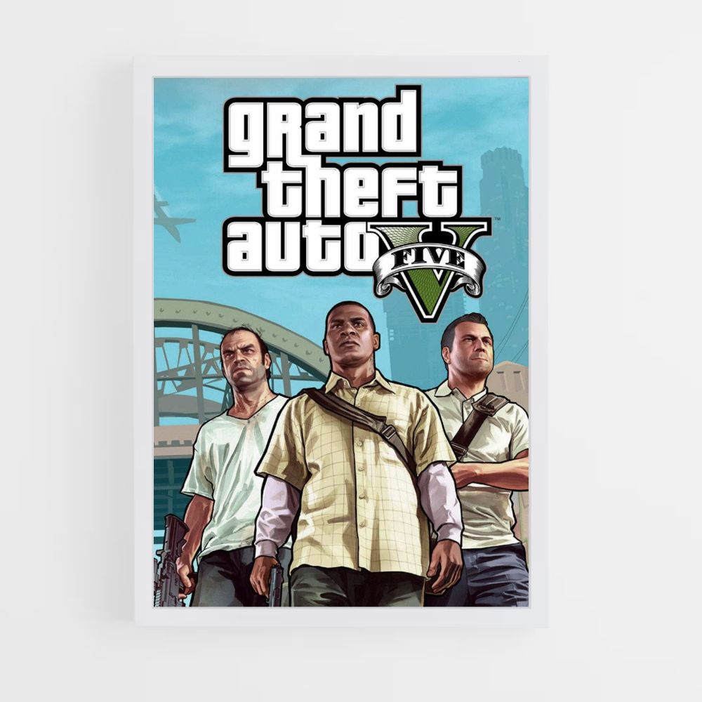 Póster Misión GTA V