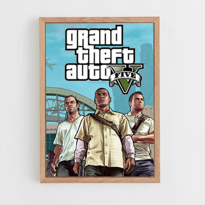 Póster Misión GTA V