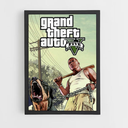 Póster Perro GTA V