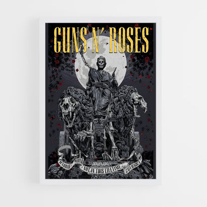 guns-n-roses-15 cadre Blanc