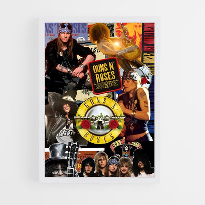 guns-n-roses-16 cadre Blanc
