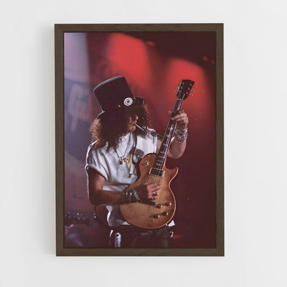 guns-n-roses-19 cadre Bois foncé