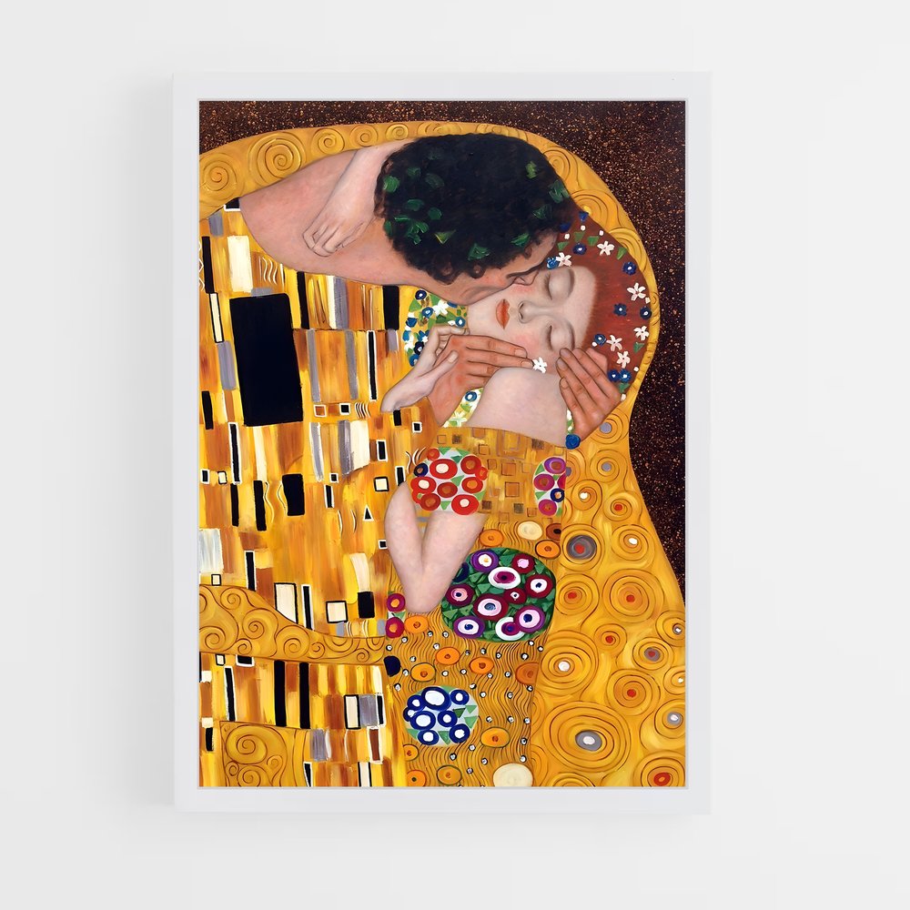 gustav-klimt-2 cadre Blanc