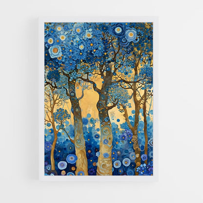 gustav-klimt-3 cadre Blanc