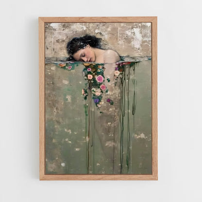 gustav-klimt-7 cadre Bois clair