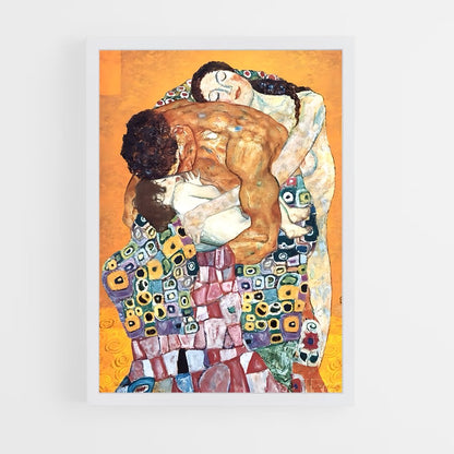 gustav-klimt-8 cadre Blanc