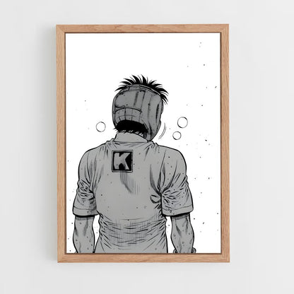hajime-no-ippo-10 cadre Bois clair