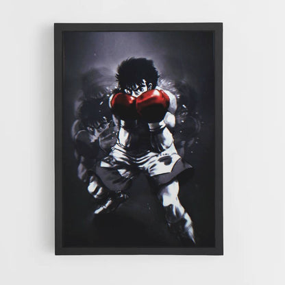 Póster Ippo Guantes Rojos