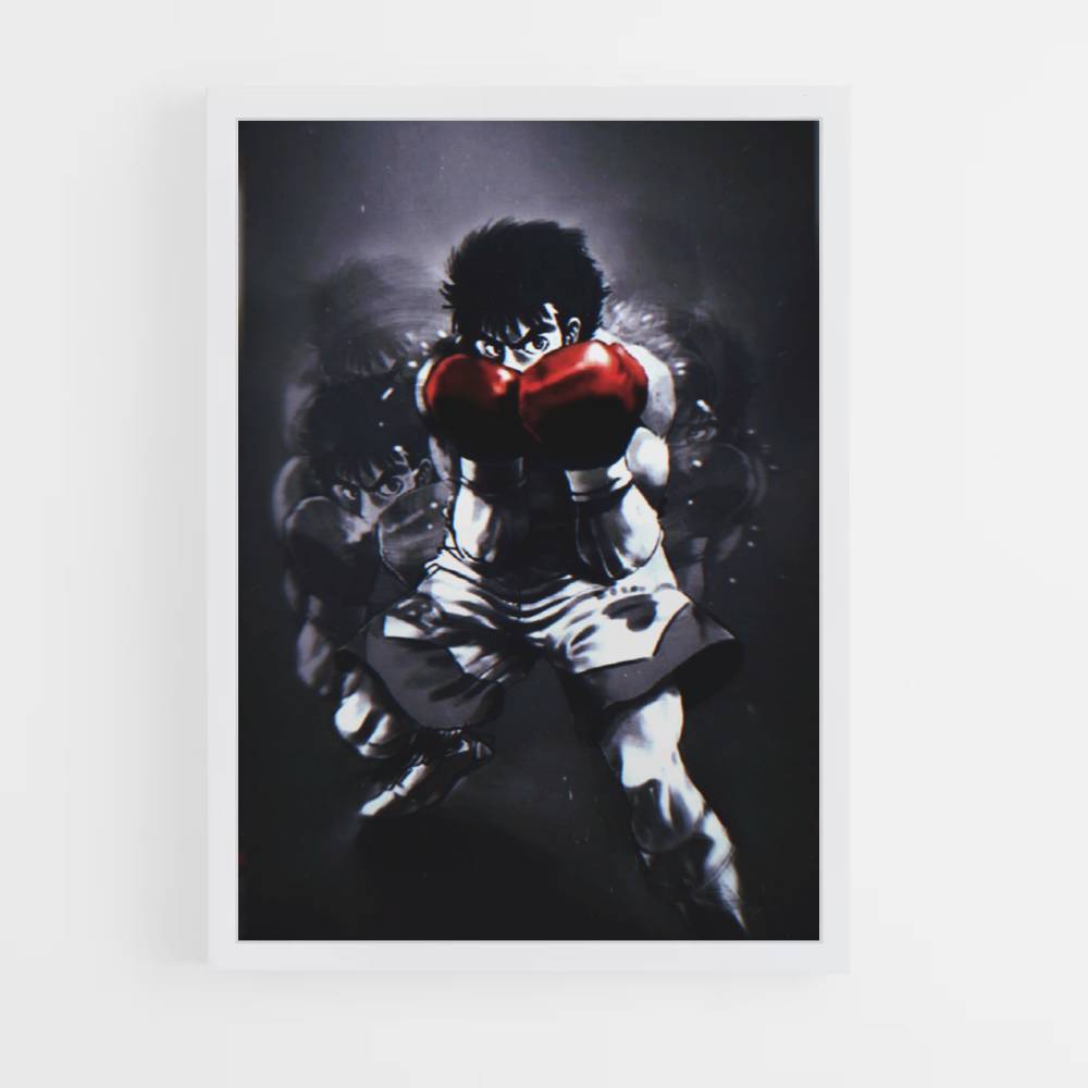 Póster Ippo Guantes Rojos