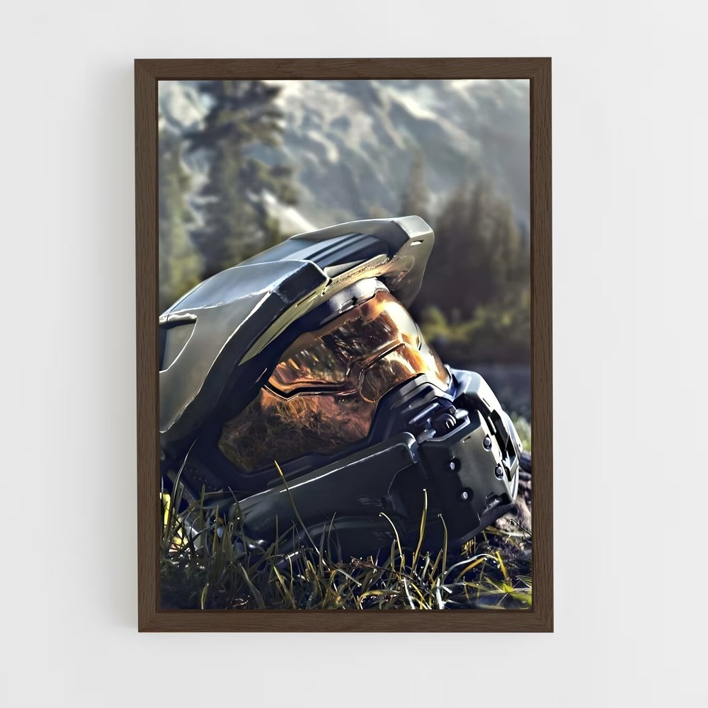 halo-1 cadre Bois foncé
