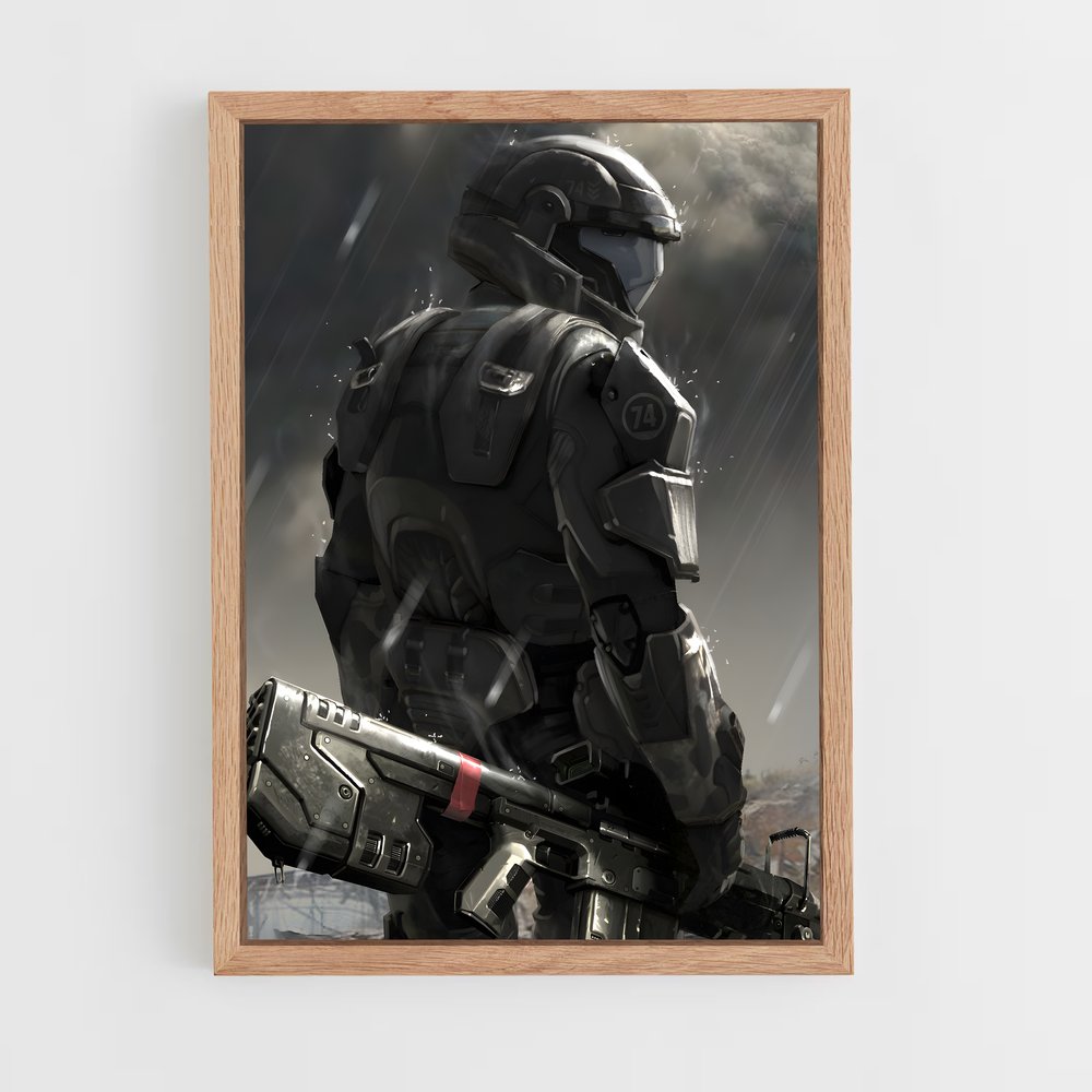 halo-11 cadre Bois clair
