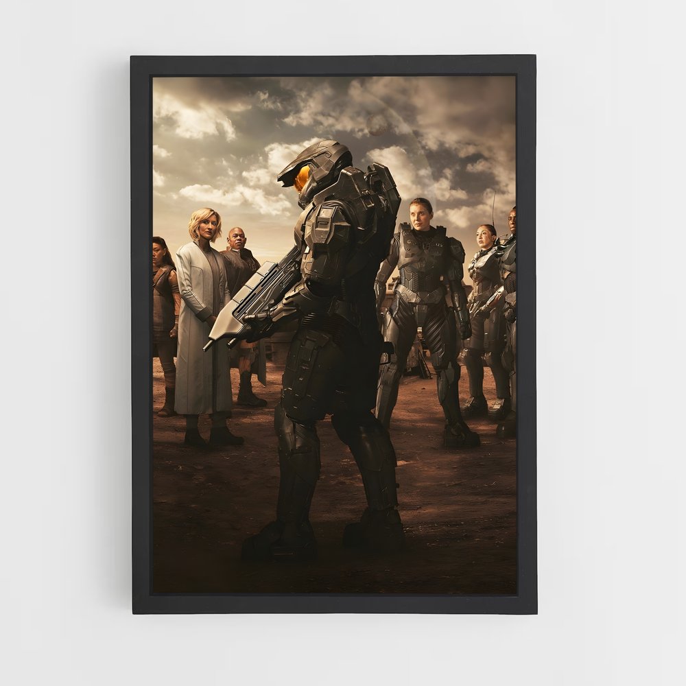 halo-12 cadre Noir