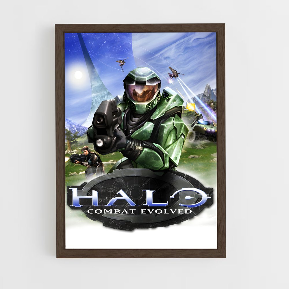 halo-13 cadre Bois foncé