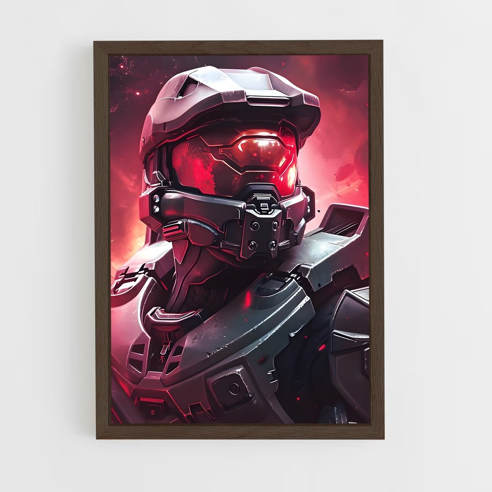 halo-2 cadre Bois foncé
