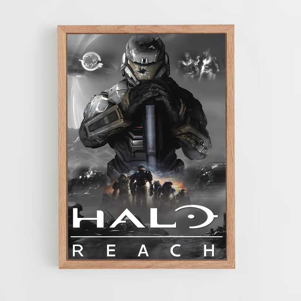 halo-6 cadre Bois clair