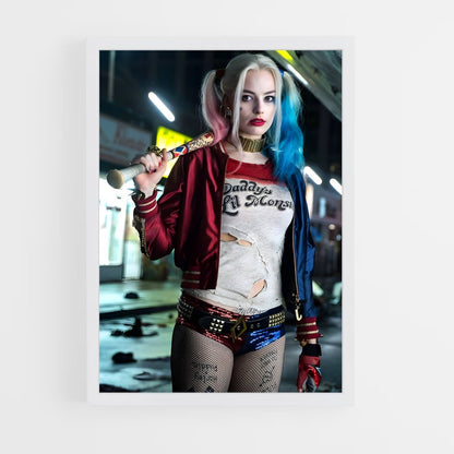 harley-queen-1 cadre Blanc