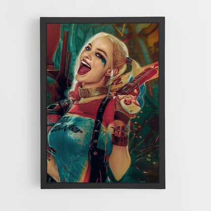 Feliz reina harley Póster