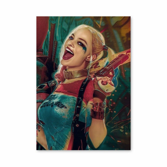 Feliz reina harley Póster