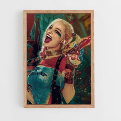 Feliz reina harley Póster